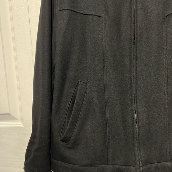 MEXX Men’s Black Wool Blend Zip Up Bomber Jacket Size M - Picture 7 of 14